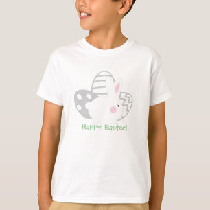 Pink Easter Bunny with Easter Eggs Shirts