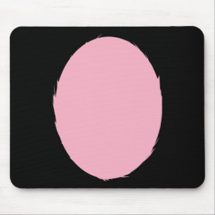 Pink Easter Rabbit Belly Costume Shirt Easter Bunn Mouse Pad