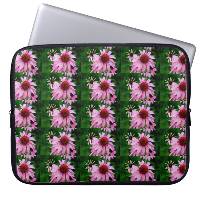 pink echinacea flower sleeve (Front)