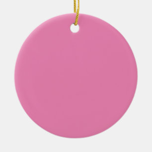 Pink #EF8484, Cadillac Pink Ceramic Ornament