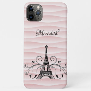Pink Eiffel Tower Flourish Case-Mate iPhone Case