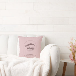 Pink Elegant Arc Beauty Salon Cushion