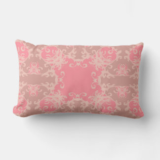 pink elegant lumbar cushion