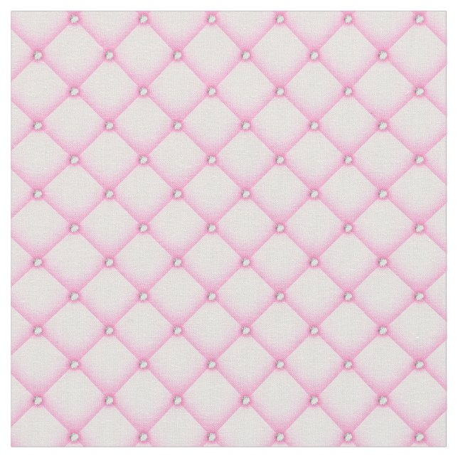 Pink Elegant Quilted Fabric (Close Up)