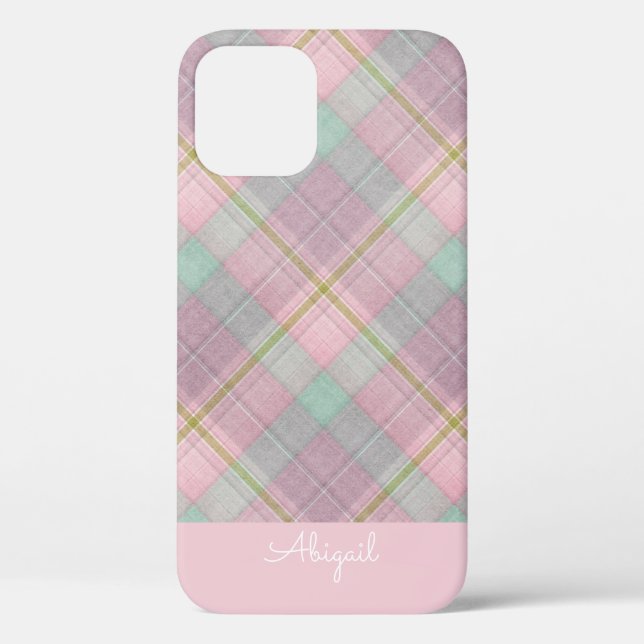 Pink Elegant Script Case-Mate iPhone Ca Case (Back)
