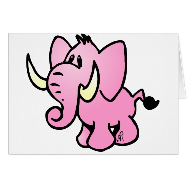 Pink Elephant (Front Horizontal)