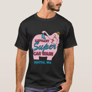 Pink Elephant Car Wash Classic T-Shirt