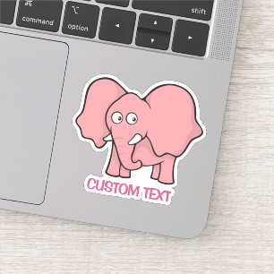 Pink Elephant Cartoon