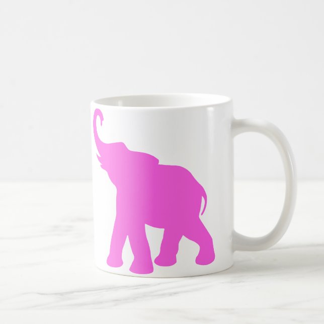 Pink Elephant Coffee Mug (Right)
