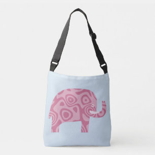 Pink Elephant Crossbody Bag