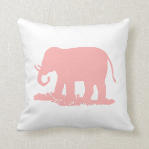 Pink Elephant Cushion