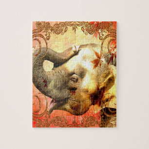Pink Elephant Gift Puzzle
