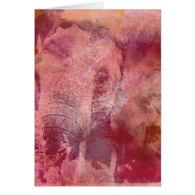 Pink Elephant Grunge (Front)