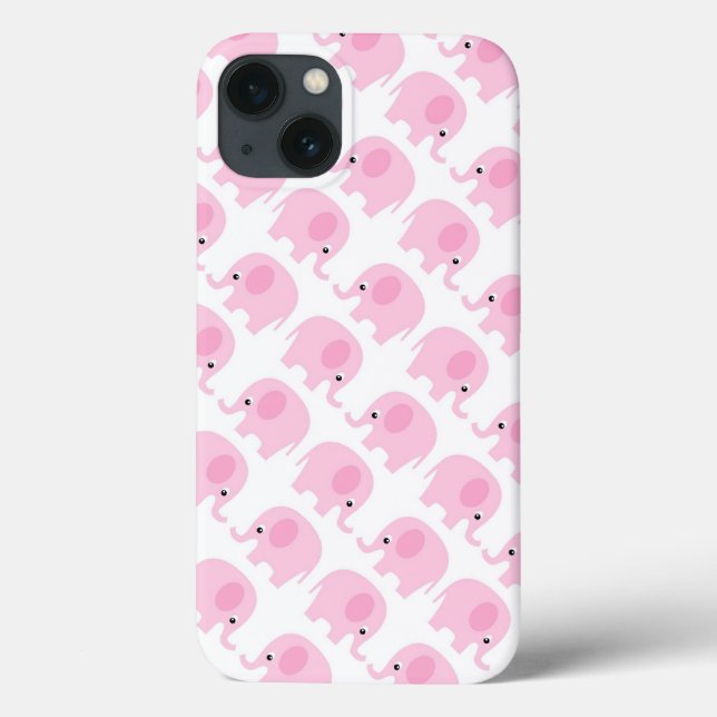 Pink Elephants Case-Mate iPhone Case (Back)