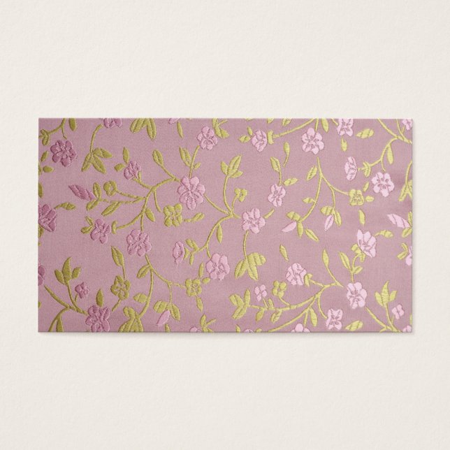 Pink Embroidered Flowers (Front)