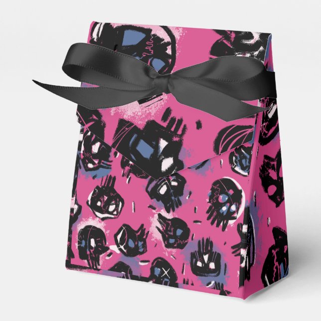 Pink emo scull Crafts & Party Supplies Packaging   Favour Box (Front Side)