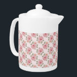 Pink English rose cottage floral vintage pattern<br><div class="desc">Pink English rose cottage floral vintage pattern</div>