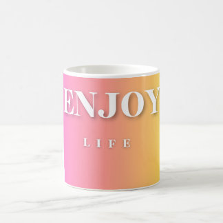 Pink Enjoy Life Mug