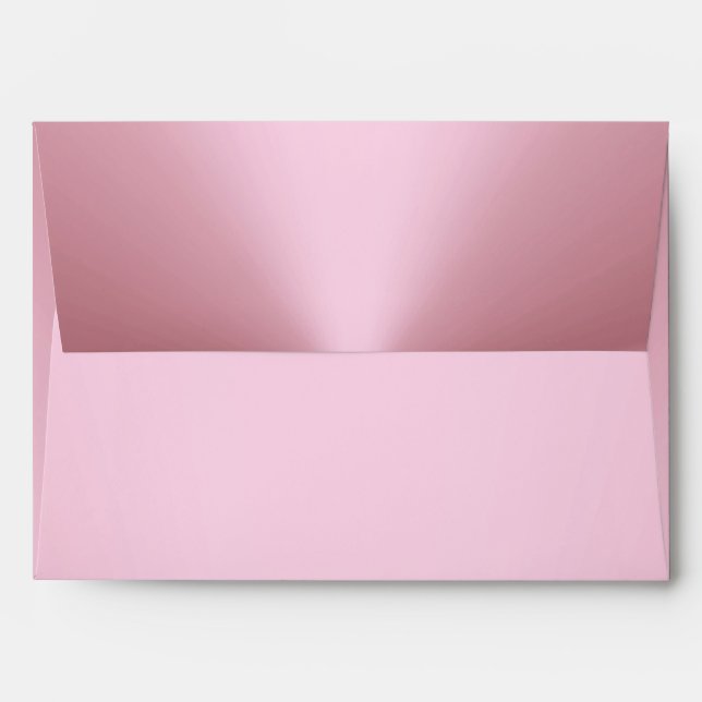 Pink Envelope 5 x 7 (Back (Top Flap))