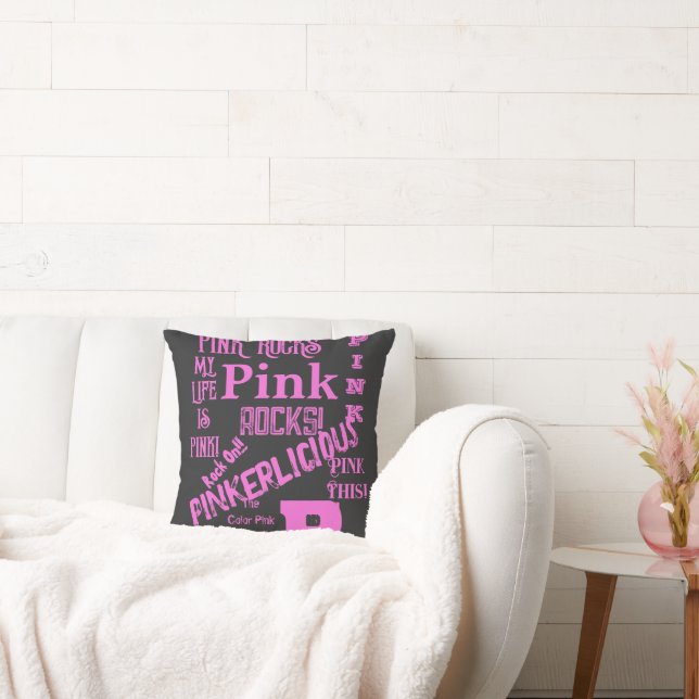 PINK EVERYTHING  CUSHION (Couch)