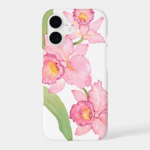 Pink Exotic Watercolor Flowers