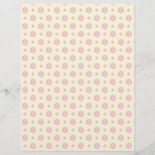 Pink Eyelet Scrapbook Background Texture