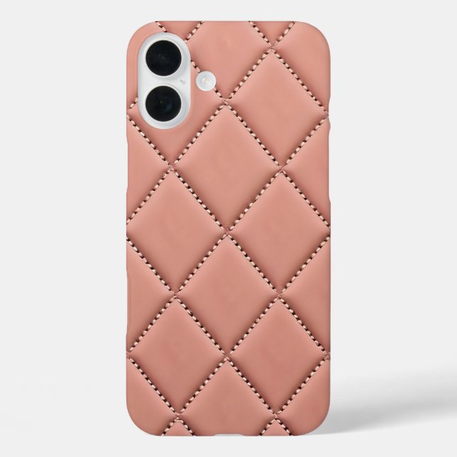 Pink Fabric Effect  Case-Mate iPhone Case (Back)