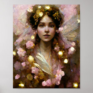 Pink Fae 2 Fantasy Art Poster