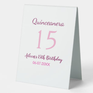 Pink fairy 15th birthday simple moder quinceanera