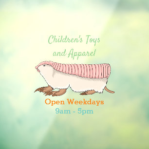 Pink fairy armadillo cartoon illustration