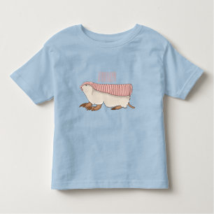 Pink fairy armadillo cartoon illustration toddler T-Shirt