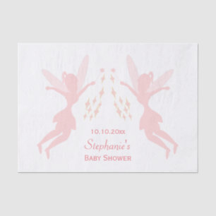 Pink Fairy Baby Shower Tissue Paper