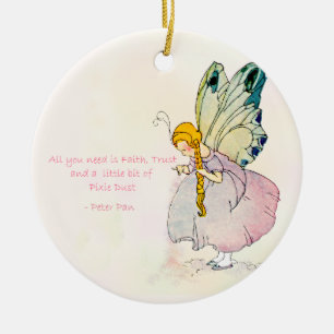 Pink Fairy Dust Ornament