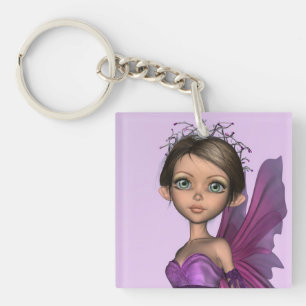 Pink Fairy Key Ring