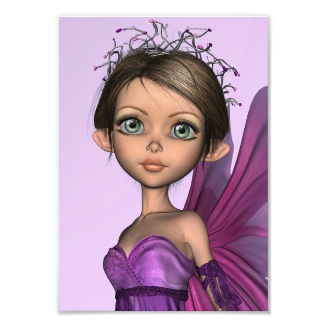 Pink Fairy Photo Print (Front)