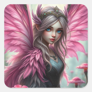 Pink Fairy Stickers