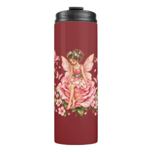 Pink Fairy Thermal Tumbler – Whimsical Fairyc