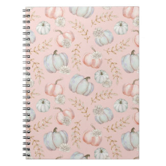 Pink Fall Coquette Styled Notebook