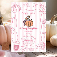 Pink Fall Pumpkin Spice and Everything Nice