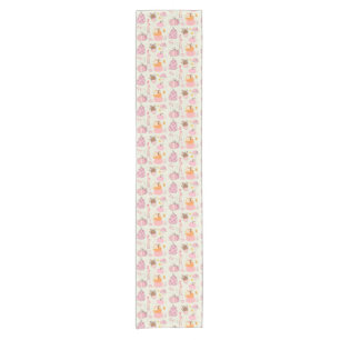 Pink Fall Short Table Runner