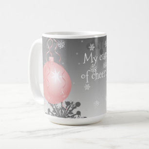 Pink Fancy Christmas Ornament Coffee Mug