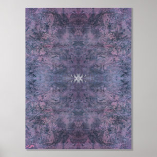 Pink Fancy Sparkle Silver Foil Print