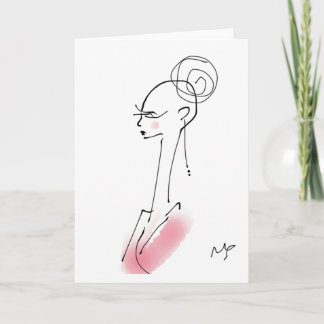 Pink Fashion Card