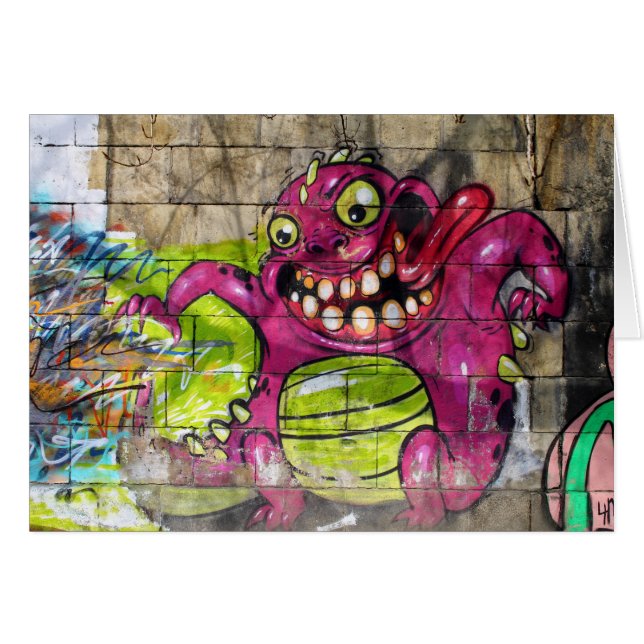 Pink Fat Monster (Front Horizontal)