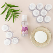 Pink Faux Glitter Hearts