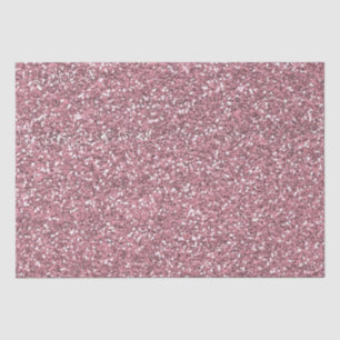 Pink Faux Glitter Tissue Paper