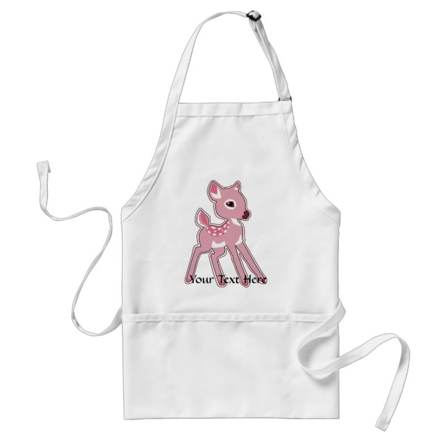 Pink Fawn Apron (Front)