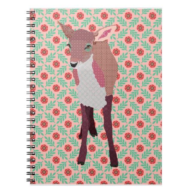 Pink Fawn Notebook (Front)