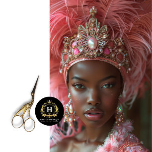 Pink Feathered Headdress Decoupage Tissue Paper