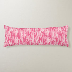 Pink Feminine Camo Pattern Body Cushion